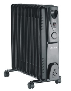 Grzejnik Olejowy 11-Żeberek 2500W Czarny Vo0157