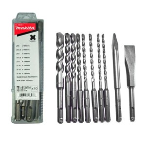 Makita Zestaw wierteł i dłut SDS-PLUS 10 szt.  D-46361 