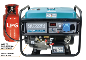Konner&Sohnen Agregat prądotwórczy 5,5 kW KS7000E G