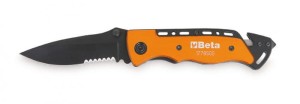 BETA Nóż składany Inox nierdzewny + Etui 1778SOS