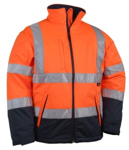 VIZWELL JK135ON kurtka ostrzegawcza Softshell, ocieplana XXXL