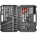 Yato Zestaw Kluczy 1/4" , 3/8" , 1/2" 128 Elem. 38872