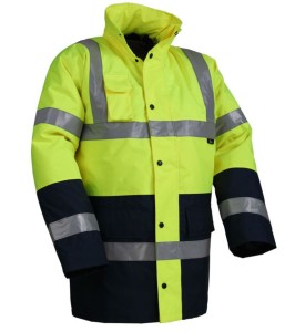 VIZWELL Kurtka ostrzegawcza ocieplana VWJK05YN r.XL