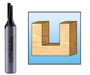 Makita Frez prosty 4 (1 rowek) 8mm  D-10017