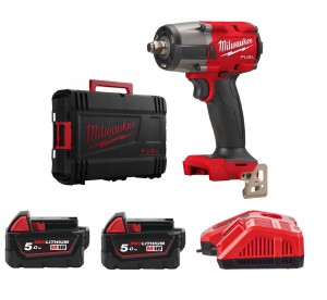 Milwaukee Klucz udarowy 1/2" 745Nm 2x5Ah M18FMTIW2F12