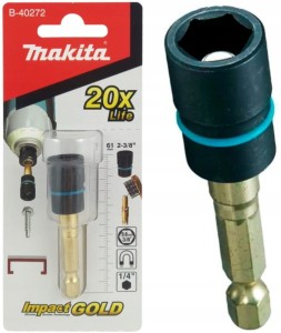 MAKITA NASADKA B-40272  NASADKA 1/4 HEX 9,6x61mm IG Z WYMIENNYM UCHWYTEM