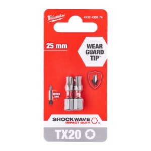 Milwaukee Bity Shockwave TX20 25mm - 2szt. 4932430874